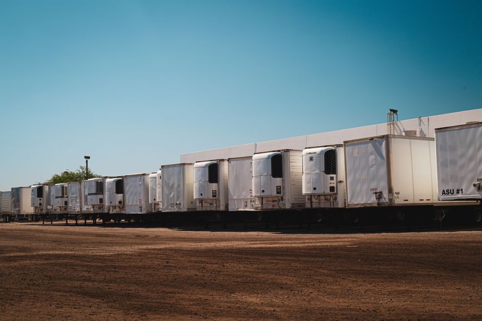 Refrigerated trucks for halal meat delivery