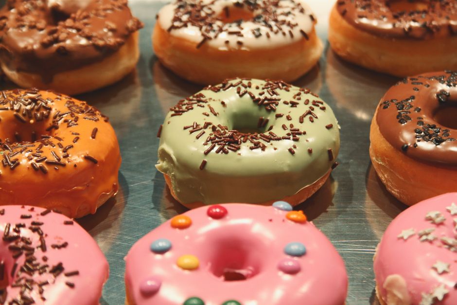 Custom decorated donuts for group order