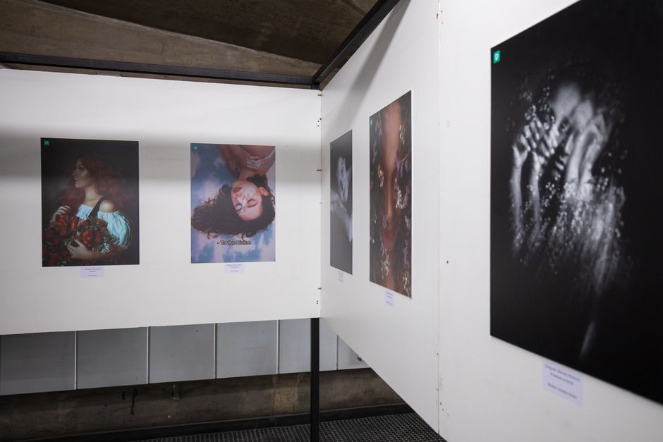 Gallery exhibition of photo-based art