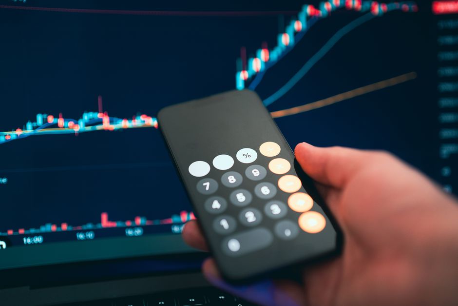 Investor analyzing municipal bond portfolio data charts on a screen