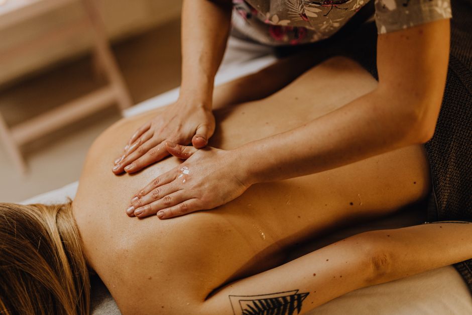 Swedish massage session for relaxation and stress relief