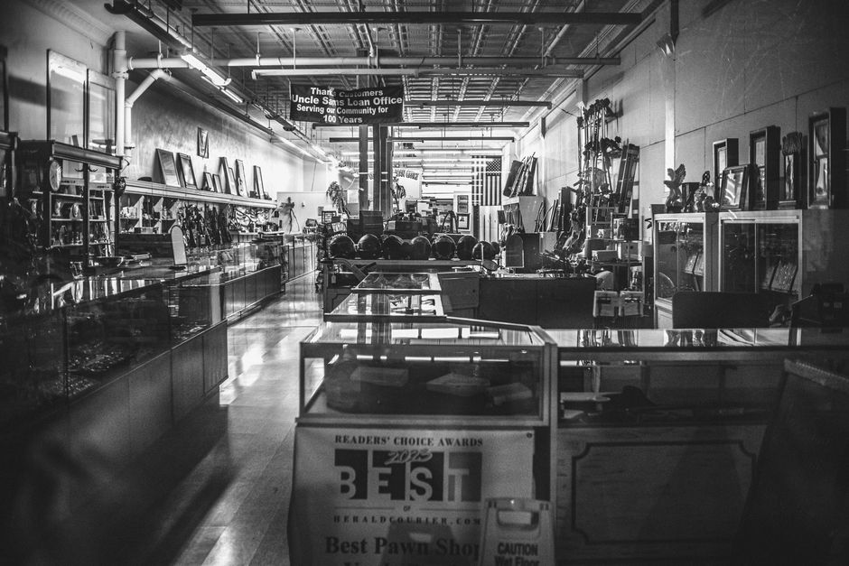 Interior view of a family-run metaphysical gift and gallery store.