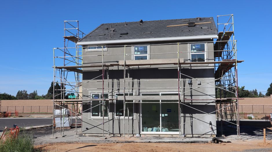 Licensed window contractor working on a residential project in California