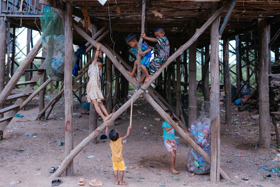 Members of an Evangelical church community in Cambodia