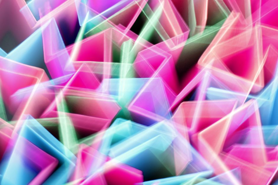 Abstract creative art photo light patterns