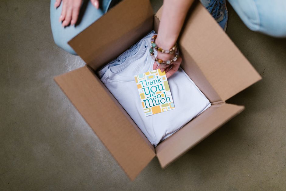 A box of underwear and loungewear ready for delivery subscription