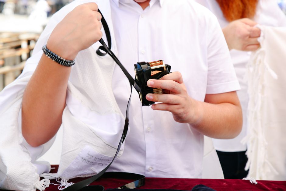 Photographer capturing a Bar Mitzvah celebration