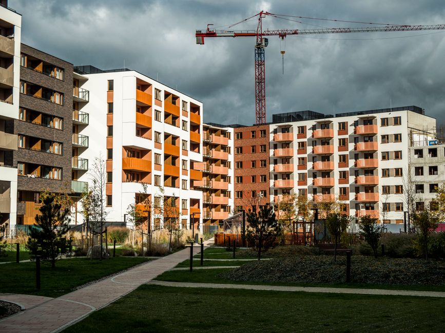 Modern building development projects