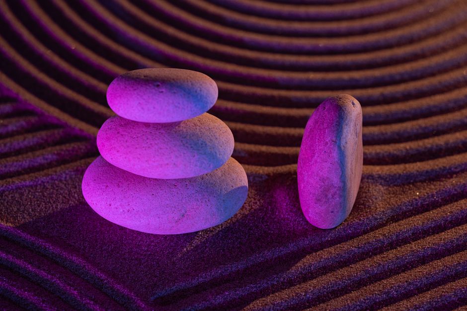 Somadome meditation pod with calming ambient light