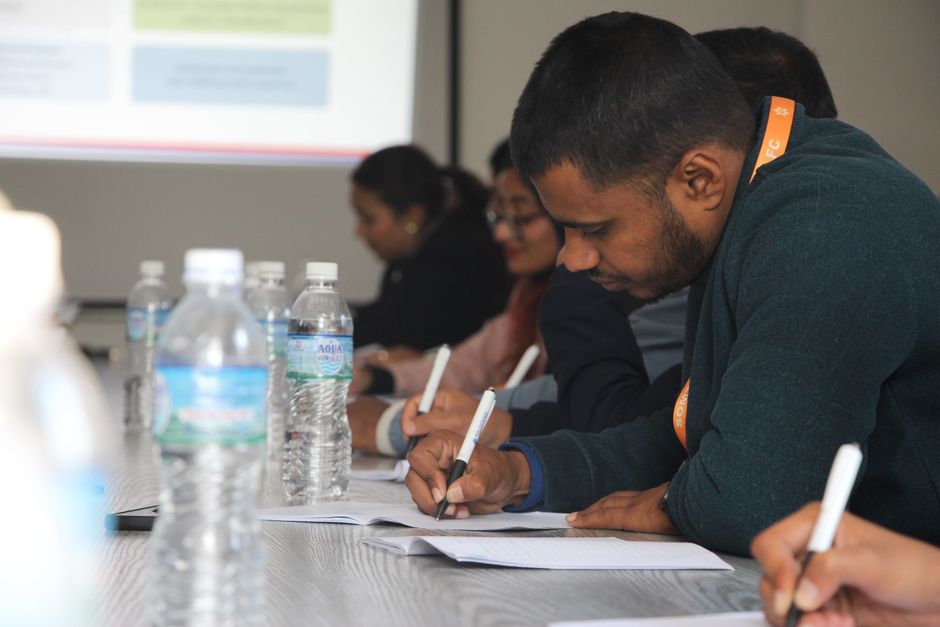 Civic education workshop for local high school students