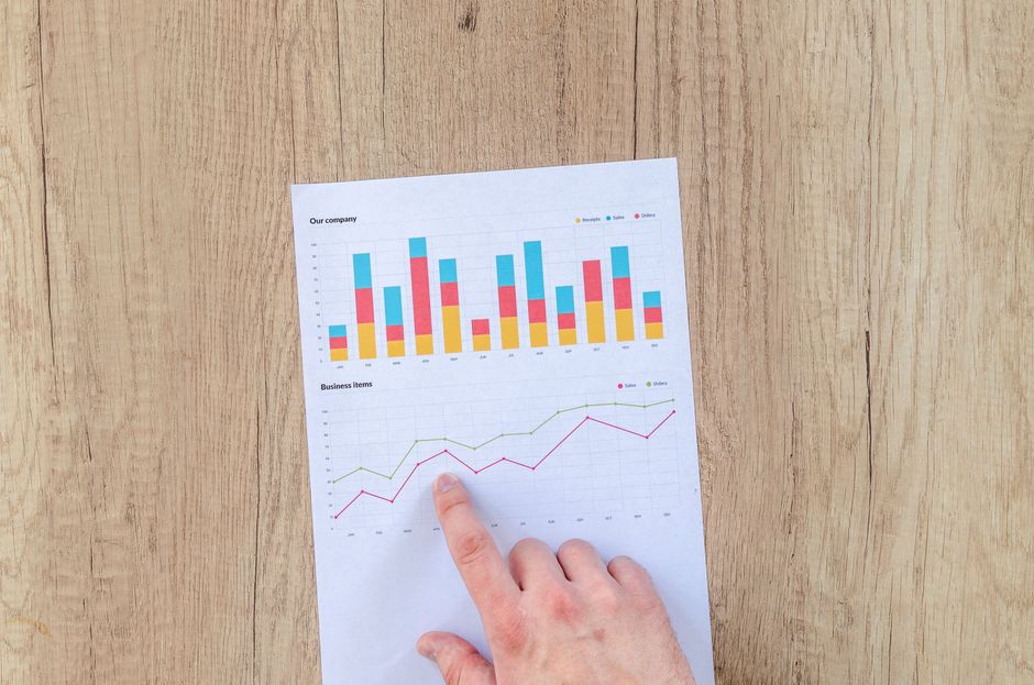 Investor looking at commercial property reports