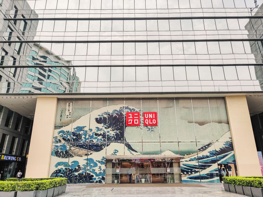 UNIQLO LifeWear collection in a retail store