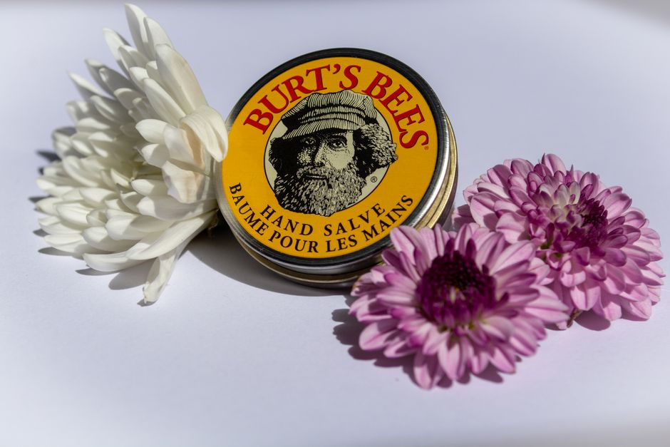 Herbal salves and balms in small tin jars