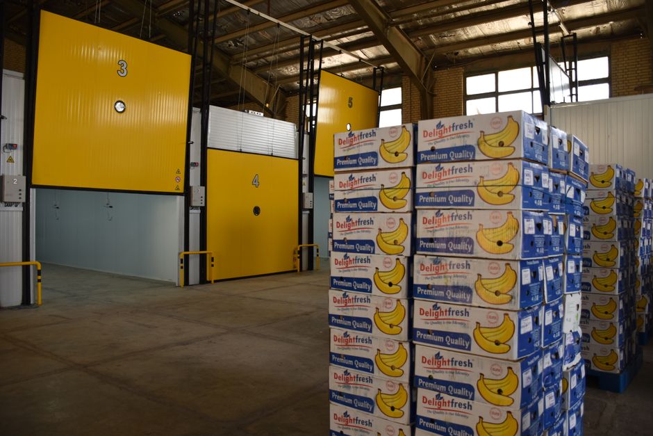 Interior of a wholesale food distribution warehouse