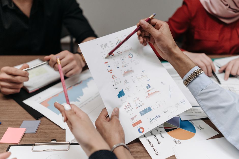 Apparel company business meeting and planning session