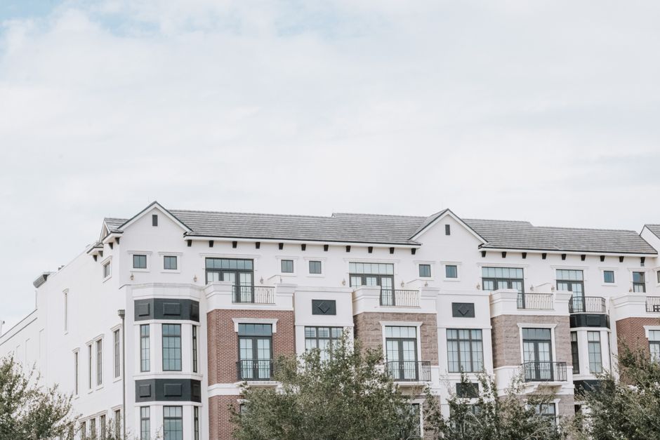 Property manager overseeing apartment complex operations