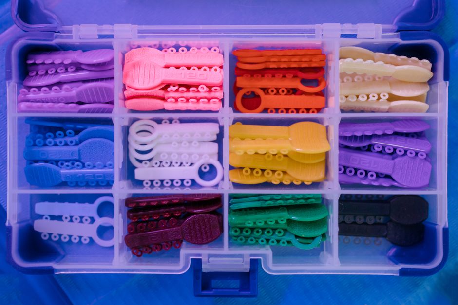 Assortment of professional dental supplies
