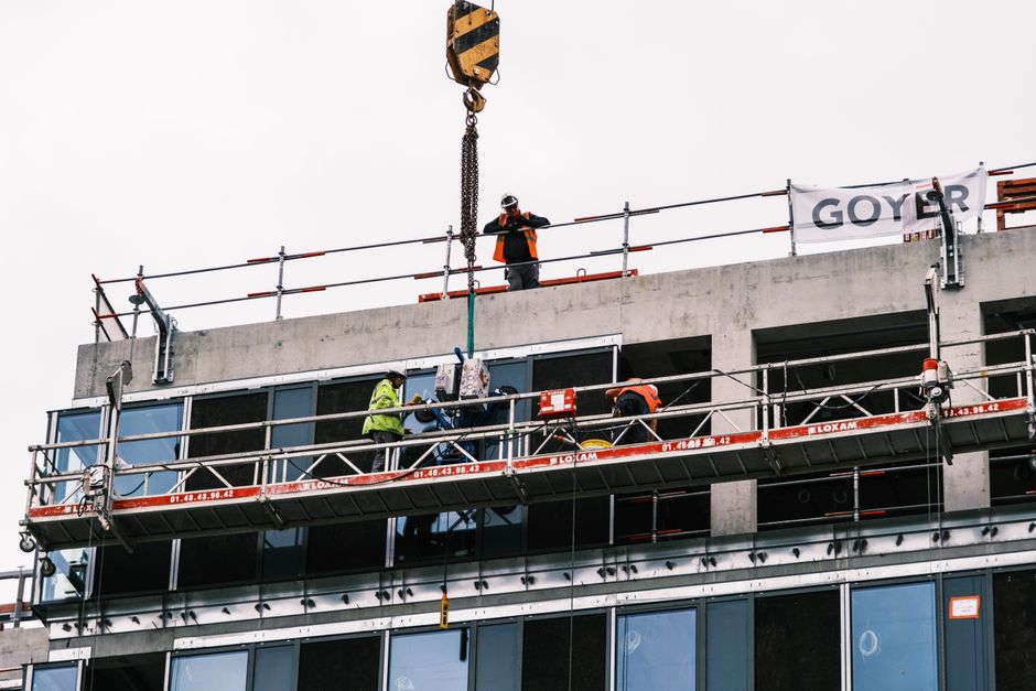 IPS LIFE SAFETY OF OHIO technicians installing safety equipment in a commercial setting
