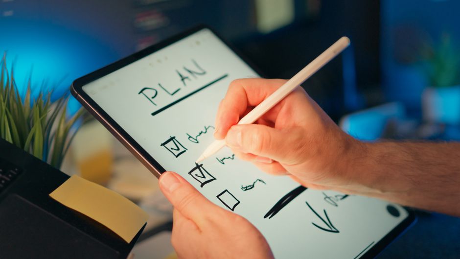 Illustrative stock photo of digital workflow optimization tools