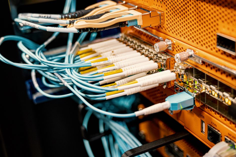Cabling and installation for an office computer network