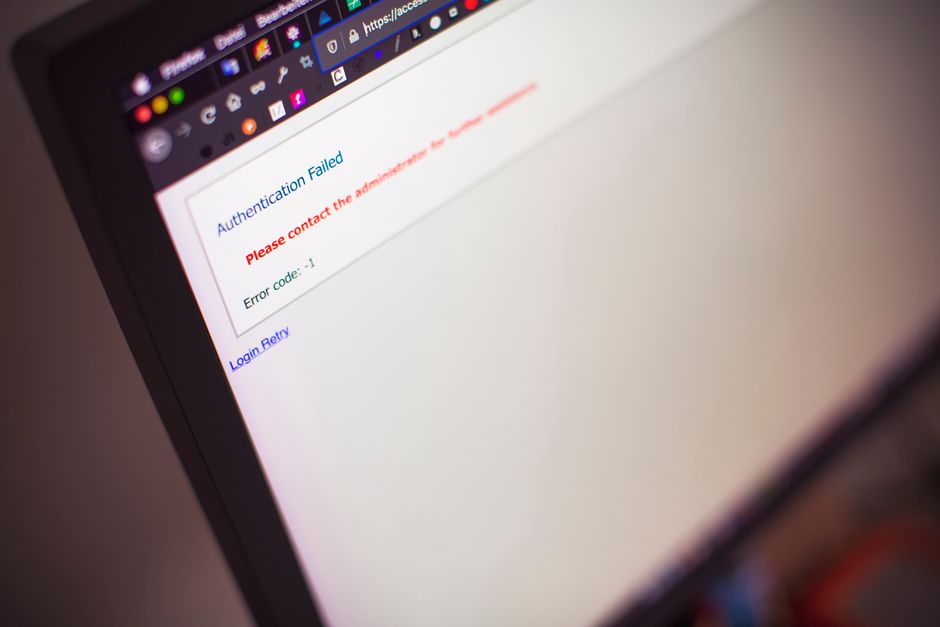 Illustration of a website domain settings interface being configured on a computer screen