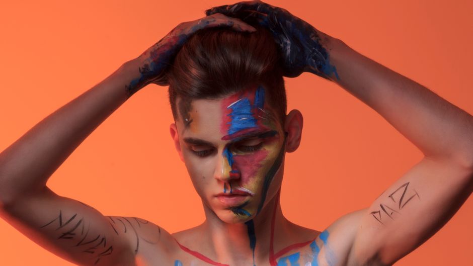 Contemporary art portrait photography
