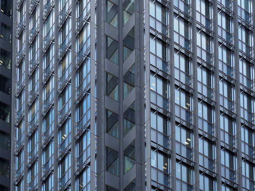 Modern commercial office building exterior