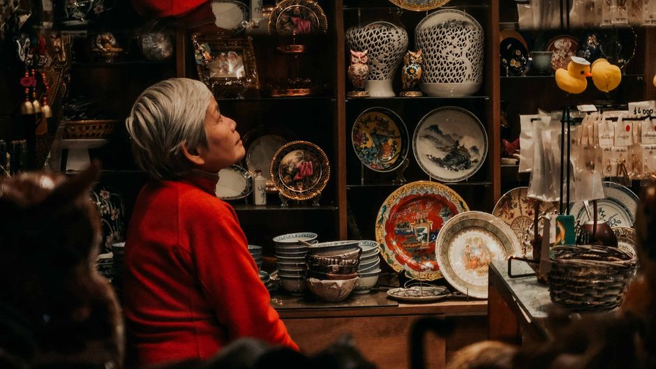 Scandinavian gift shop featuring crafts and kitchenware