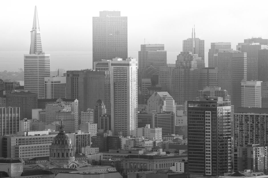 Buildings in the financial district of San Francisco