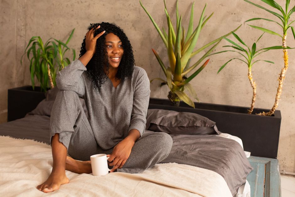 A display of women’s sleepwear and loungewear, including robes and camisoles