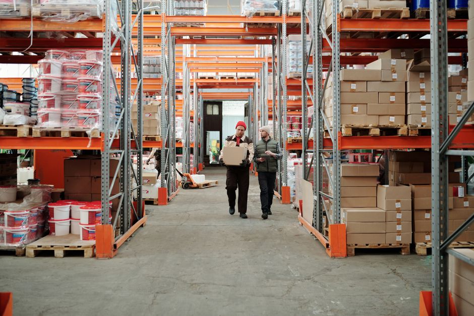 Modern supply chain operations in a warehouse environment