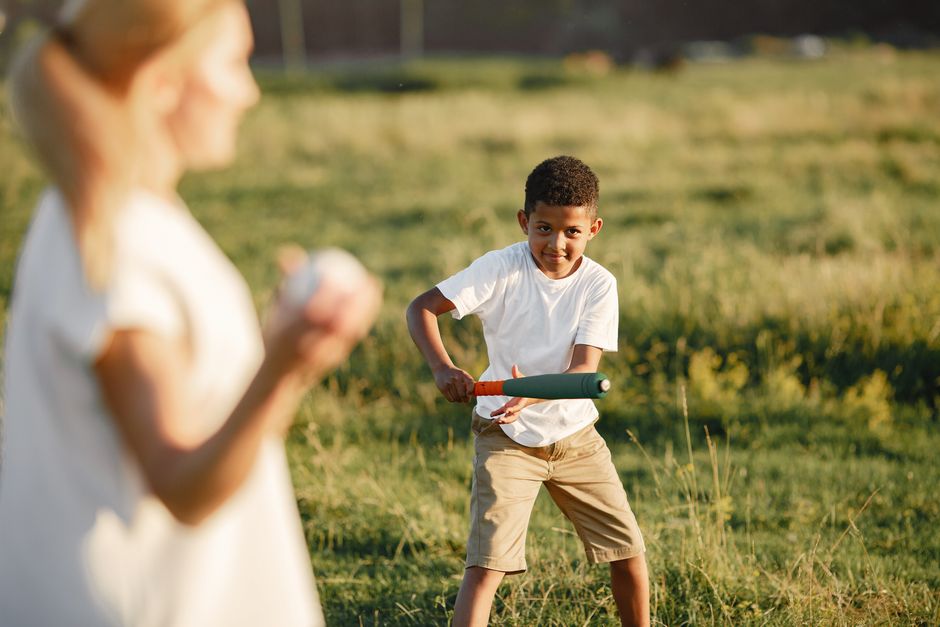 Baseball adapted for children with disabilities