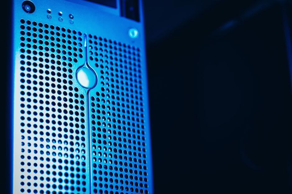 Contemporary server room highlighting systems integration