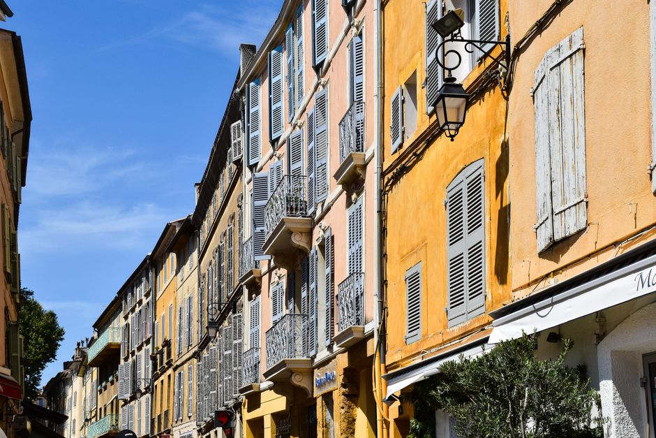 View of Saint-Bonnet-en-Champsaur streets and homes