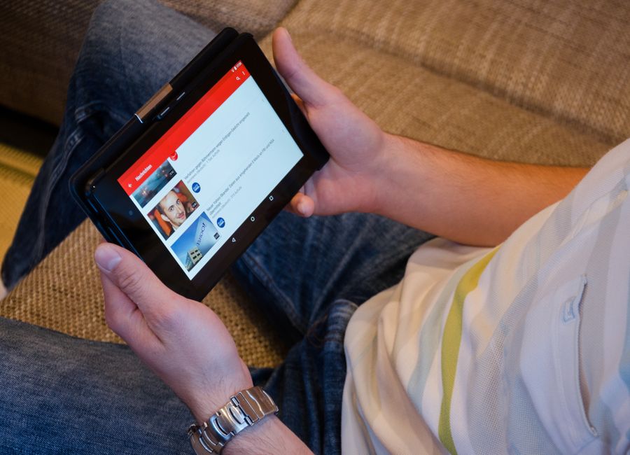 Mobile streaming apps on tablets and smartphones
