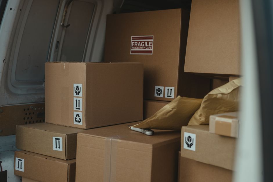 Bulk shipment of body care and herbal supplement cartons