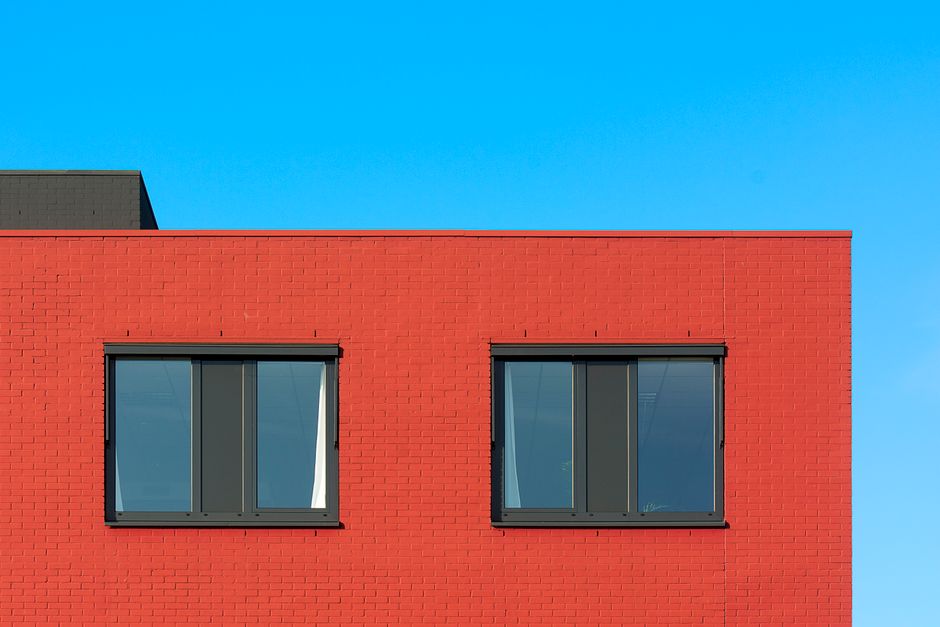 Modern energy-efficient vinyl replacement windows installed in a home