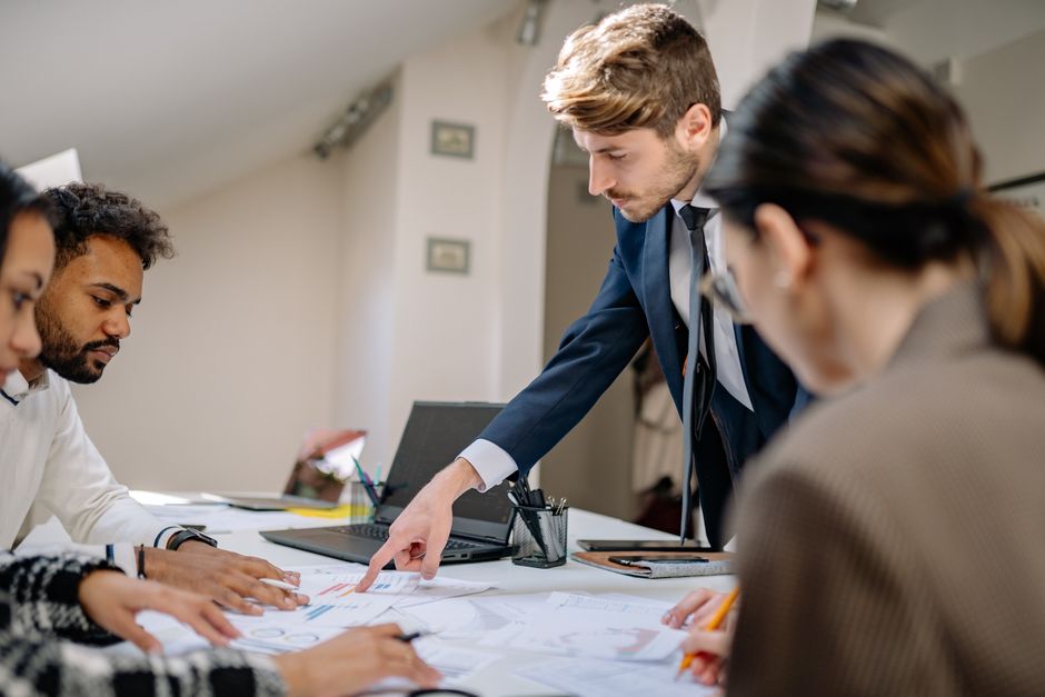 Affordable apartment management team collaborating