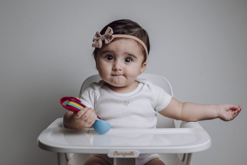 Solly Baby company design studio with fabrics and baby wrap prototypes
